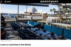 In The Media - Man of Many - Luna Lu Launches in the Rocks